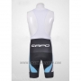 2011 Cycling Jersey Capo Black and White 4 Short Sleeve and Bib Short
